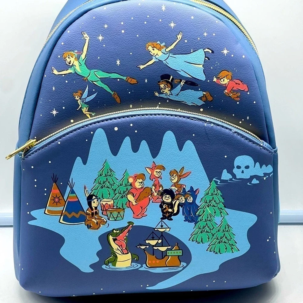 NEW Loungefly Disney Peter Pan Never Land Mini Backpack